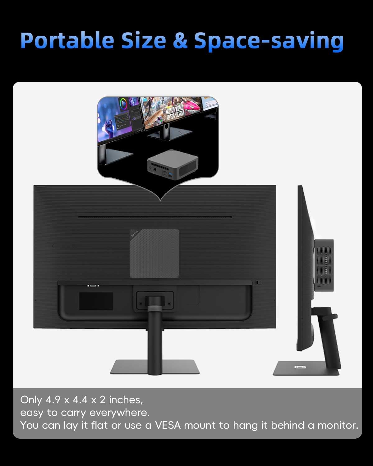 Compact Performance Series – Ryzen 5 | 16GB | 27” Setup