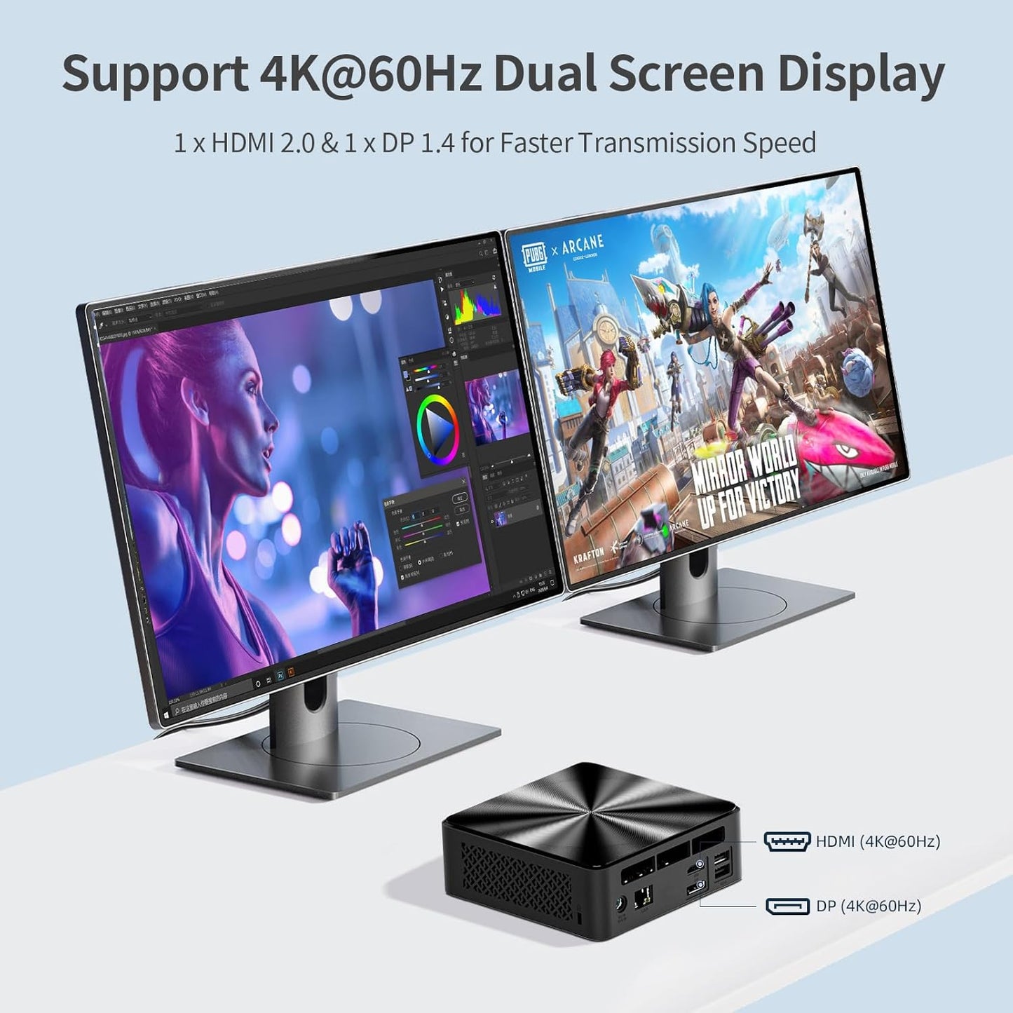 Essential Office Series – N150 | 16GB | 27” Setup