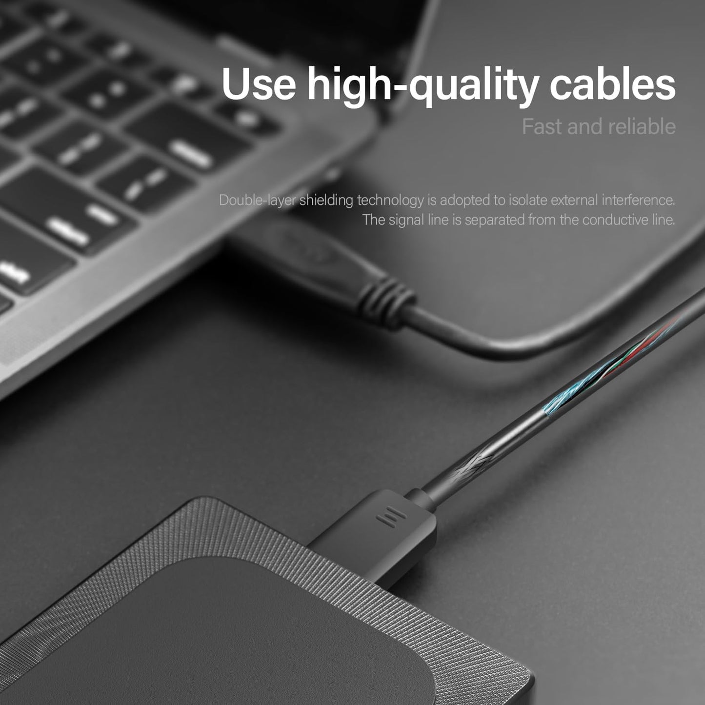 1TB Portable External Drive – USB-C / USB 3.0