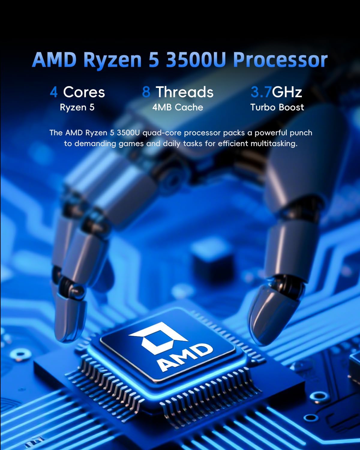 Compact Performance Series – Ryzen 5 | 16GB | 27” Setup