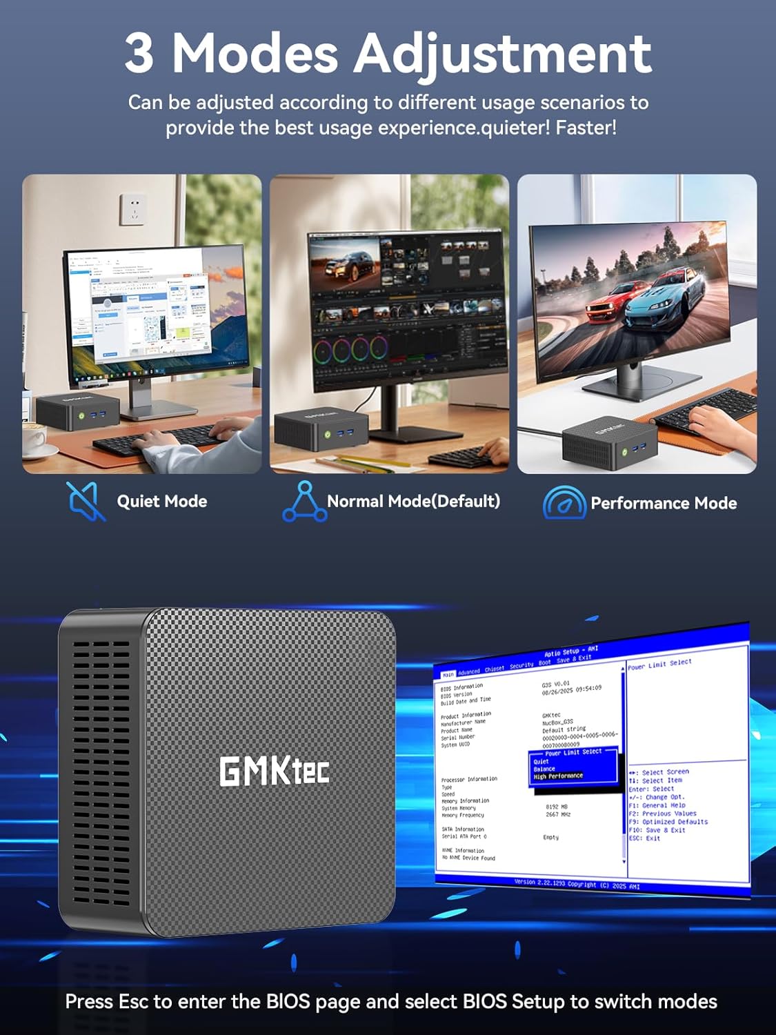 Office Pro Series – GMKtec N95 | 16GB | 27” Setup