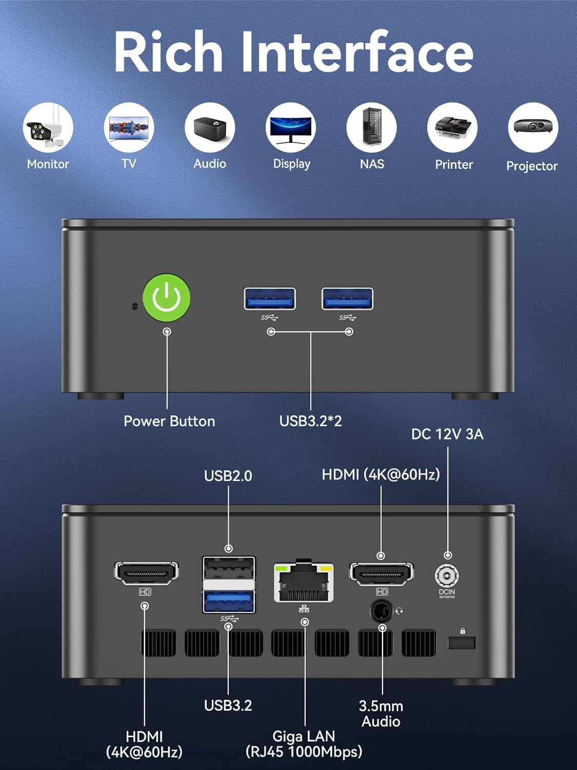 Office Pro Series – GMKtec N95 | 16GB | 27” Setup